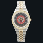 Chi Rho Symbol Watch<br><div class="desc">Chi-Rho - The Monogram of Christ,  Christian symbol that made Christianity a world religion through the victory of Constantine The Great and the words: "In hoc signo vinces - In This Sign,  Conquer".</div>