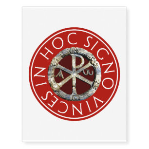 Chi-Rho Temporary Tattoos