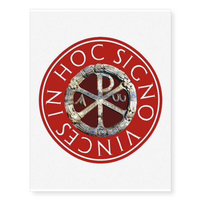 Chi-Rho Temporary Tattoos (Front)