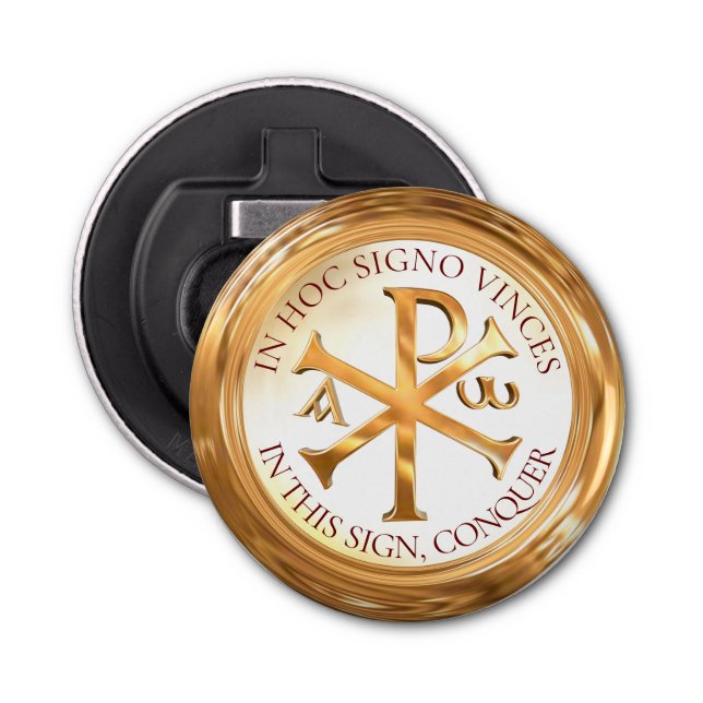 Chi-Rho | The Monogram of Christ Bottle Opener (Front)