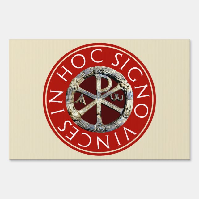 Chi-Rho Yard Sign (Front)