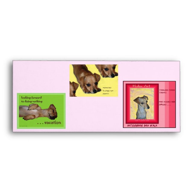 Chi-weenie Collage Envelopes (Front)
