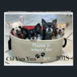 Chi Yum Yum 2018 Calendar<br><div class="desc">Welcome each month into a new year with a new adorable Chi Yum Yum Photo. Sure to bring smiles to everyone.
4 of the cutest chihuahua's on earth. In this calendar we share many of our special moments.
Celebrity chihuahua on all social media.</div>