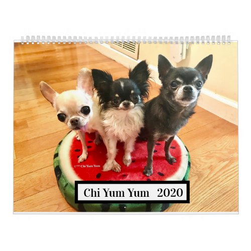 Chi Yum Yum 2020 Calendar
