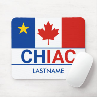 Chiac Acadian Canadian Flag 2 Surname Mouse Pad