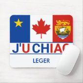 Chiac Acadian Canadian Last Name Mouse Pad (With Mouse)