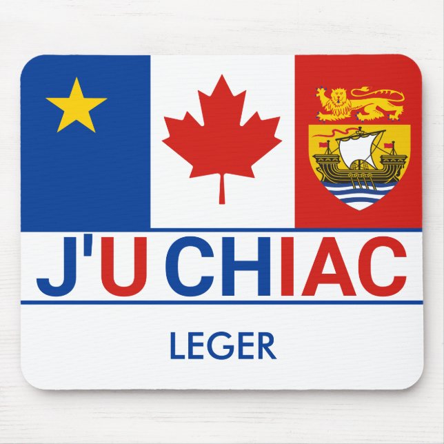 Chiac Acadian Canadian Last Name Mouse Pad (Front)