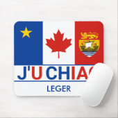 Chiac Acadian Canadian New Brunswick Last Name Mouse Pad (With Mouse)
