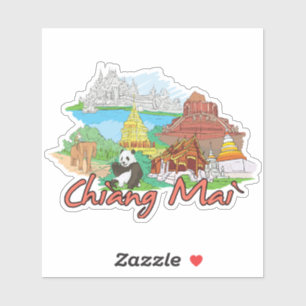 chiang mai Ctiy Sticker