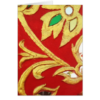 Chiang Mai mirrors and golden paint Cards