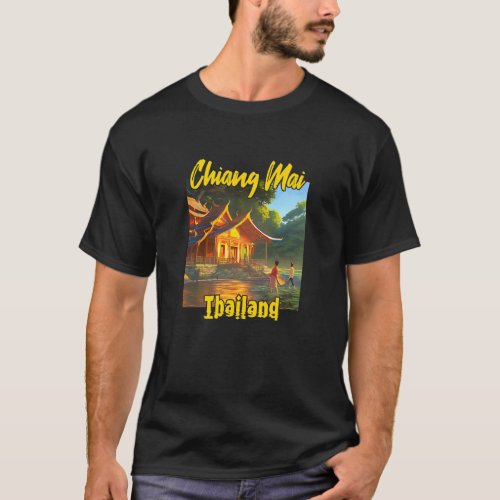 Chiang Mai sunset T_Shirt