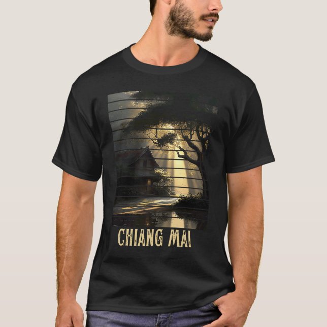 Chiang Mai Thailand Backpacking and Digital Nomad  T-Shirt (Front)