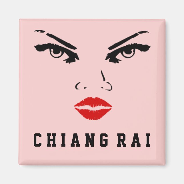 Chiang Rai, Thailand Woman Magnet (Front)