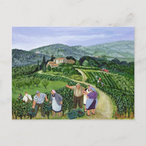 Chianti Classico Villa Trasqua Postcard