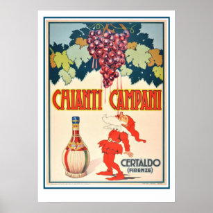 Chianti Wine Poster Print