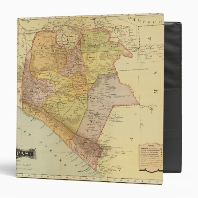 Chiapas 3 Ring Binder (Front/Inside)