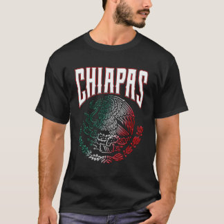 Chiapas Con El Ã¡Guila Mexicana Sã­Mbolo Patrio T-Shirt