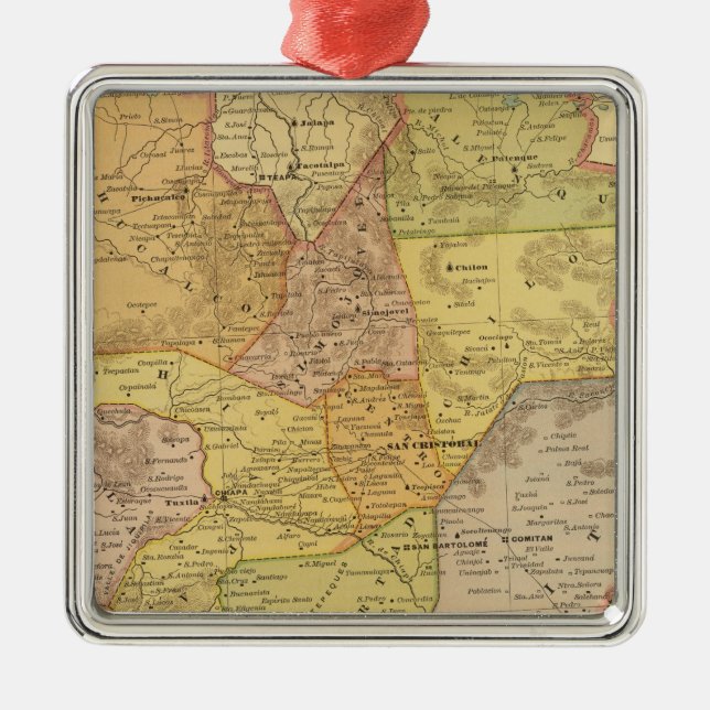 Chiapas Metal Ornament (Front)