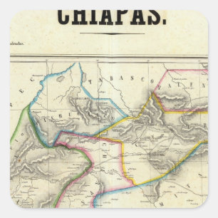 Chiapas, Mexico Square Sticker