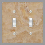 Chiara Gold-Beige Marble Stone Printed Modern Light Switch Cover