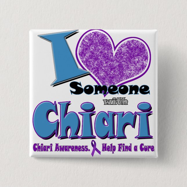 Chiari Awareness Button (Front)