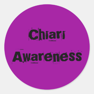 Chiari Awareness Classic Round Sticker