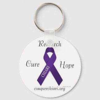 CHIARI, Cure, Hope, Research, conquerchiari.org Keychain