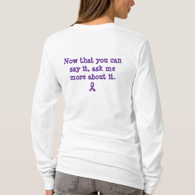 Chiari (kee-AR-ee) Malformation Awareness T-Shirt (Back)