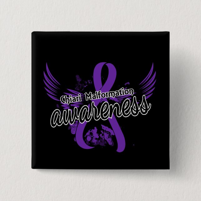 Chiari Malformation Awareness 16 Pinback Button (Front)