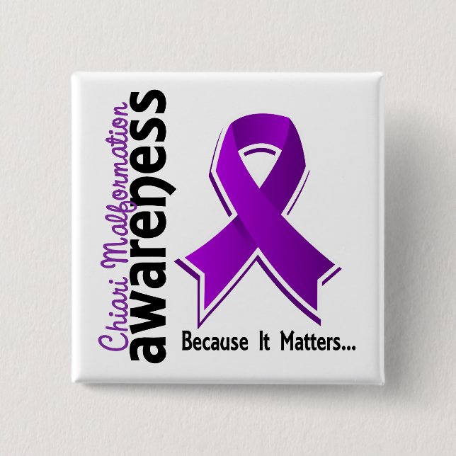 Chiari Malformation Awareness 5 Button (Front)