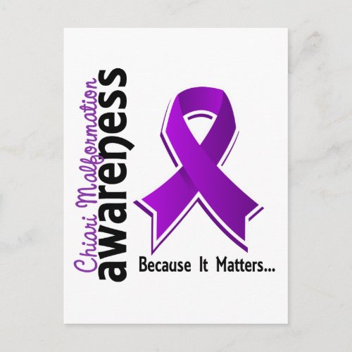 Chiari Malformation Awareness 5 Postcard