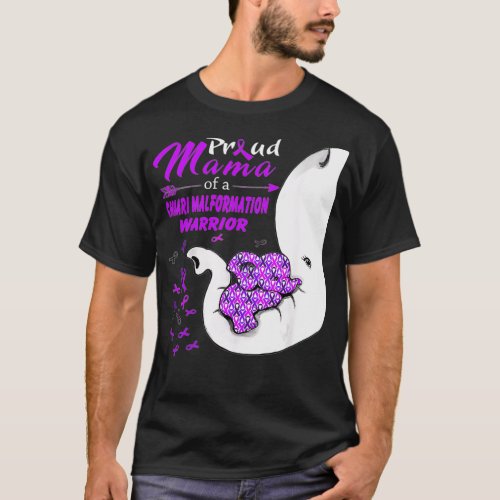 Chiari Malformation Awareness Elephant dragon ball T_Shirt