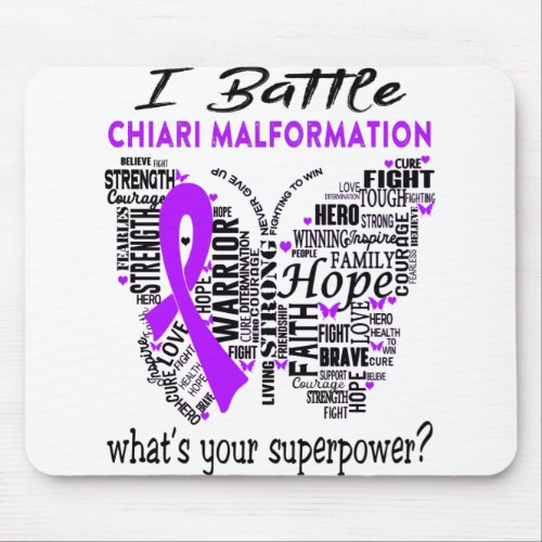 Chiari Malformation Awareness Month Ribbon Gifts Mouse Pad