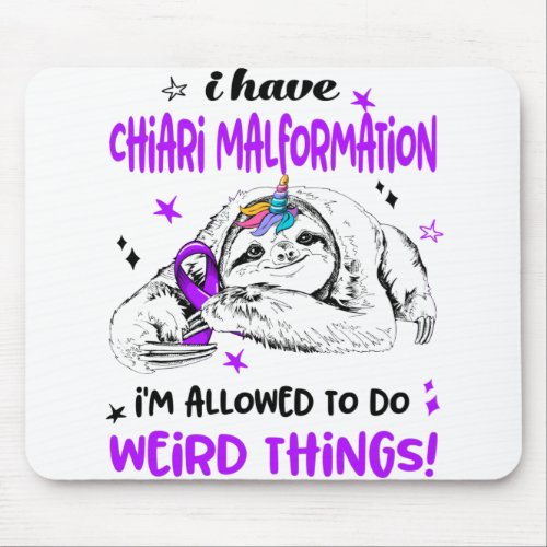 Chiari Malformation Awareness Month Ribbon Gifts Mouse Pad