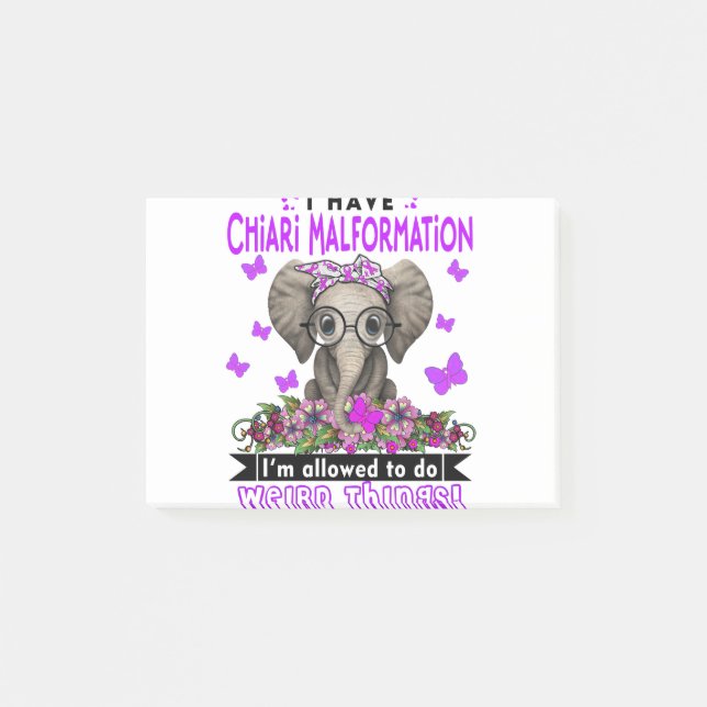 Chiari Malformation Awareness Month Ribbon Gifts Post-it Notes (Front)