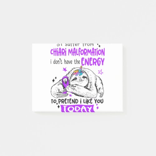 Chiari Malformation Awareness Month Ribbon Gifts Post_it Notes