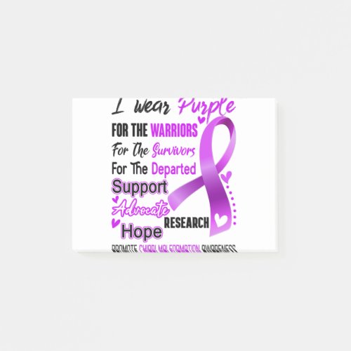 Chiari Malformation Awareness Month Ribbon Gifts Post_it Notes