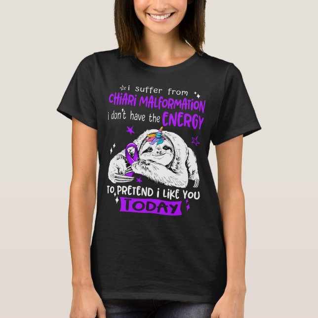 Chiari Malformation Awareness Month Ribbon Gifts T-Shirt (Front)