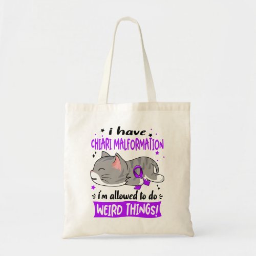 Chiari Malformation Awareness Month Ribbon Gifts Tote Bag