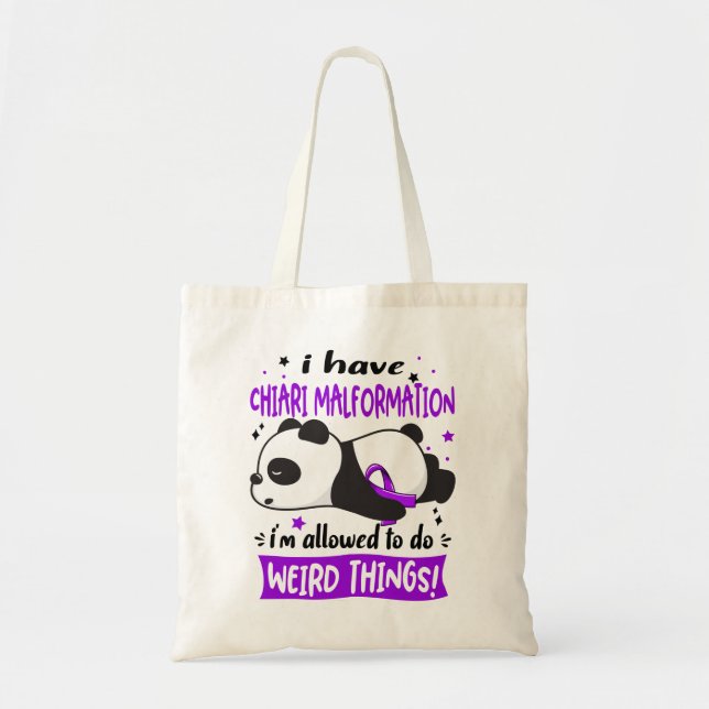 Chiari Malformation Awareness Month Ribbon Gifts Tote Bag (Front)
