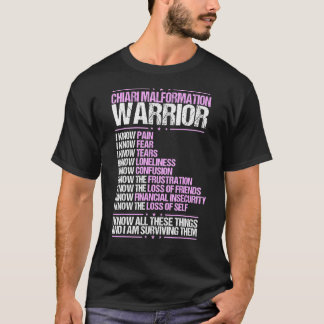 Chiari Malformation Awareness Pain Survivor Purple T-Shirt