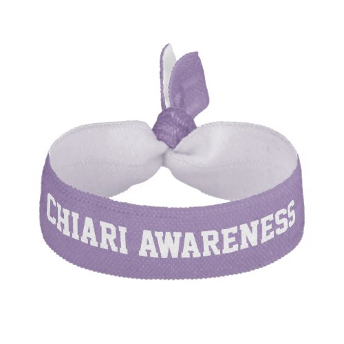 Chiari Malformation Awareness Purple Hair Tie