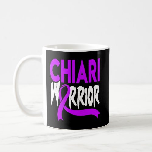 Chiari Malformation Awareness Purple Ribbon Warrio Coffee Mug