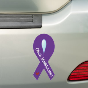 Chiari Malformation Awareness Ribbon Car Magnet