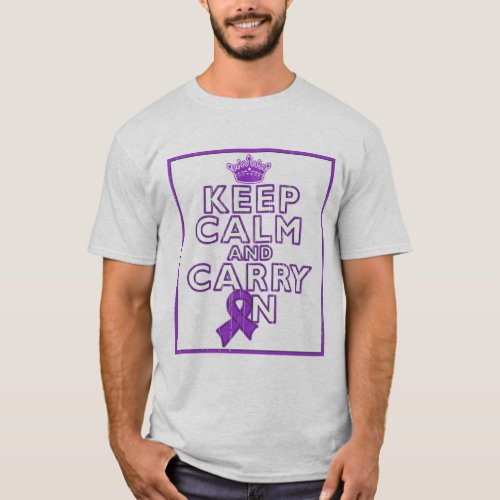 Chiari Malformation Keep Calm and Carry On T_Shirt