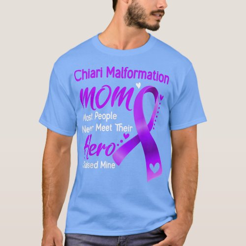Chiari Malformation Mom I Raised Mine Ribbon Love  T_Shirt