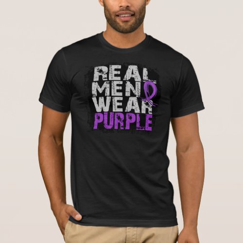 Chiari Malformation Real Men Wear Purple T_Shirt
