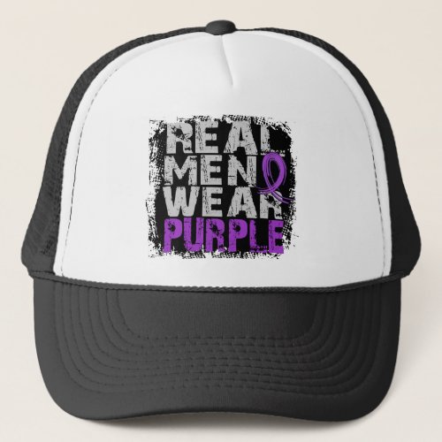 Chiari Malformation Real Men Wear Purple Trucker Hat
