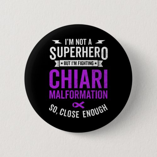 Chiari Malformation Warrior Survivor Awareness Rec Button