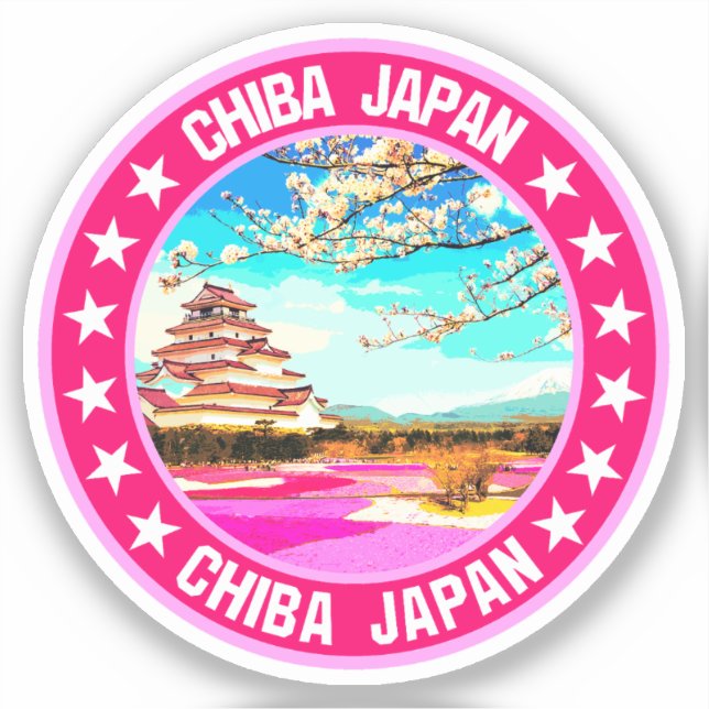 Chiba                                              sticker (Front)